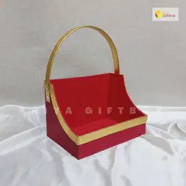 Keranjang Parcel Merah Model Unik Termurah | Keranjang Hampers Imlek