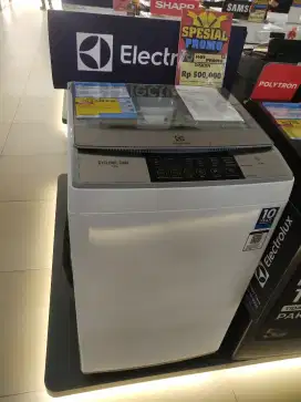 Kredit mesin cuci Electrolux top loading area pinang cipondoh poris