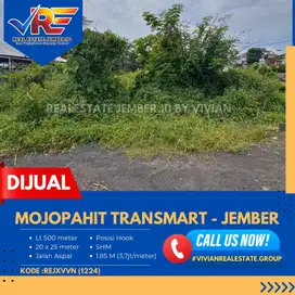 TANAH DI PERUM MOJOPAHIT TRANSMART JEMBER