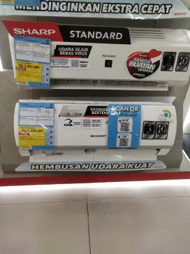 Kredit Ac Sharp 0.5pk area pinang cipondoh poris ciledug cukup KTP