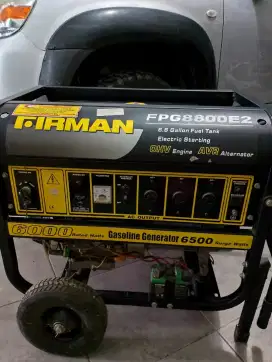 Jual Genset Firman FPG8800E2 Bensin jarang pakai