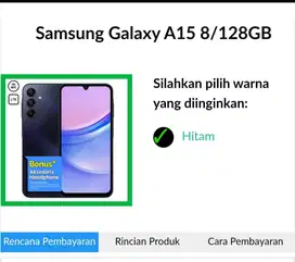 Samsung a15 8/128 GB