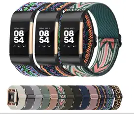 Strap Nylon Elastic Woven Loop Adjustable Fitbit Charge 2 Band