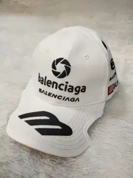 Luxury BALENCIAGA white caps paling cakep dan paling mewah