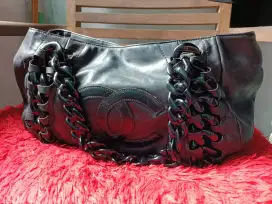 Chanel tote rantai plastik