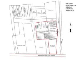 dijual tanah zona industri di Brebes
