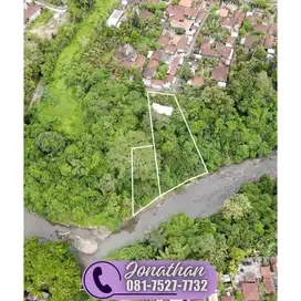 DIJUAL TANAH FREEHOLD - PINGGIR SUNGAI LODTUNDUH UBUD - LSAR