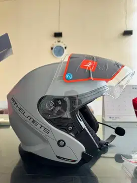 Helm Half Face Double Visor MT Helmets Thunder 3 SV asli