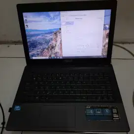 Leptop asus X45a ram 8gb ssd 128gb win 10