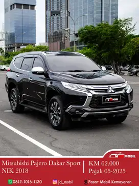 Mitsubishi Pajero 2.4 Dakar Sport Diesel/Solar AT 2018/2019 Hitam vrz