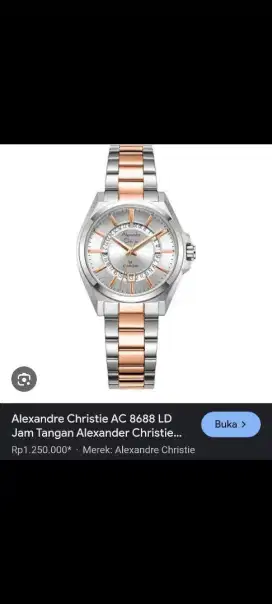 Dijual Murah jam tangan alexandre christie lengkap