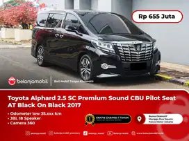 [ KM 35RB ] Toyota Alphard 2.5 SC Premium Sound CBU HITAM 2017/2018