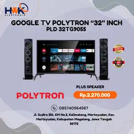 GOOGLE TV POLYTRON 32 INCH PLD 32TG9055