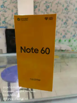 Realme Note 60 6+6/128gb BARU garansi resmi 1th bisa TT atau Kredit