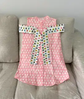 (KIDS) Baju dress atasan anak rabbit kelinci pink #CITT538 #lovecitta