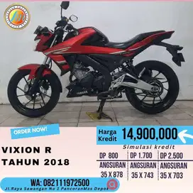 Ready DP Mulai 800K Yamaha Vixion R 2018 Jekardah Merah