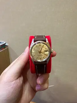 Jam tangan rolex datejust 1601 linen, watch only