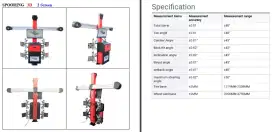 Alat spooring 3d + 2layar screen