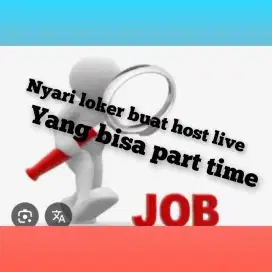 Cari lowongan kerja host live part time