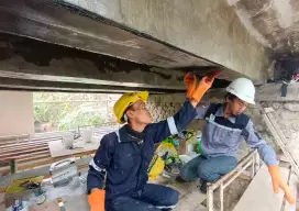 Spesialist perkuatan struktur Beton, CarbonWrap, Carbon FRP, Jacketing