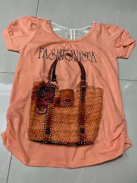 Kaos Bagus Orange gambar tas