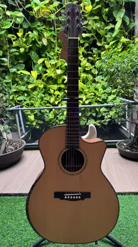 Avirama Grand Auditorium Model All Solid Acoustic Guitar