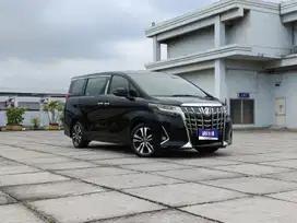 Ready !!! Toyota Alphard G ATPM 2.5 AT Facelift 2019 Hitam KM 20RB