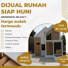 Rumah siap huni bebas banjir depan Bumi Langgeng Cileunyi