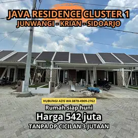 Open unit rumah Java residence cluster 1 junwangi krian sidoarjo