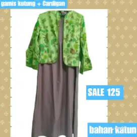 gamis cardigan cihuy