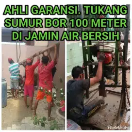 Sumur bor dijamin air bersih.100 MTR.amanah dan garansi.berpengalaman