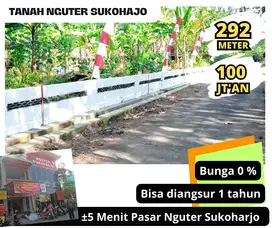 Tanah Nguter Asri ±5 Menit Pasar Nguter Sukoharjo