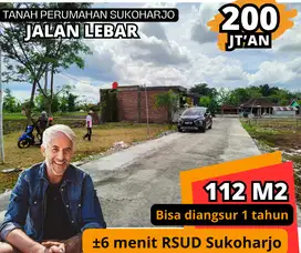 Tanah Kapling Bagus ±6 menit RSUD Sukoharjo