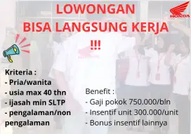 Lowongan kerja / info loker (marketing)