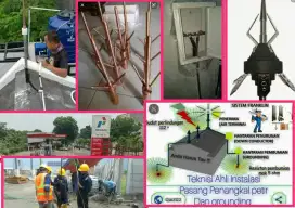 Spesialis Teknisi Pemasangan Penangkal Petir Dan Pembumian Grounding