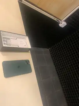 iphone 11 pro max 256gb hanya green baru