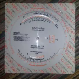 Elcometer 114 Dewpoint Calculator