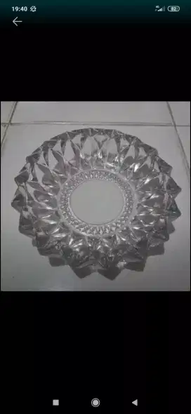 JUAL ASBAK KACA UKURAN 35CM