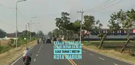 Tanah area Gudang, MADIUN Sltn Gerbang TOL, Lokasi Strategiss