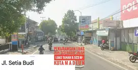 Tanah Pekarangan Tengah KOTA MADIUN Jl Setiabudi, Lokasi Strategis