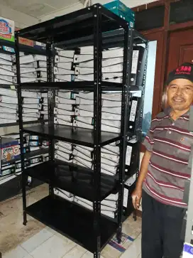 Rak Besi Siku Lubang Rak Susun Rak Gudang