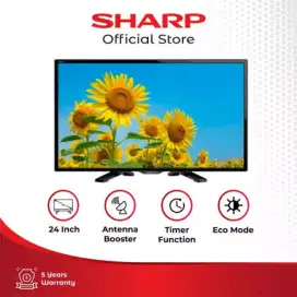 Dijual tv sharp aquos 24 inch unit saja..remote rusak..edisi pindahan