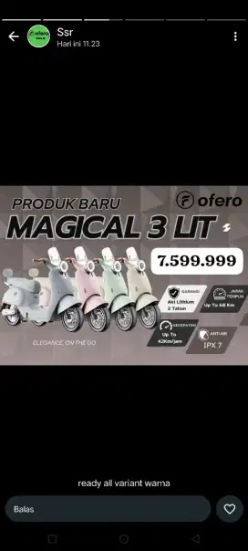 Selis ofero magical 3 Lit