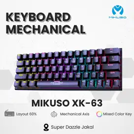 Mechanical Keyboard Mikuso Xk-63