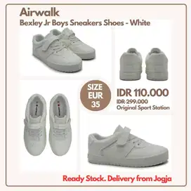 Airwalk Bexley Jr Boys Sneakers - White Size 35 Sepatu Anak Laki-laki