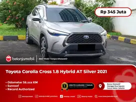 [ PAJAK PANJANG ] Toyota Corolla Cross 1.8 Hybrid AT Silver 2021/2022