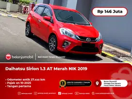 [ KM ANTIK 27RB ] Daihatsu Sirion 1.3 AT Merah NIK 2019 Pemakaian 2020