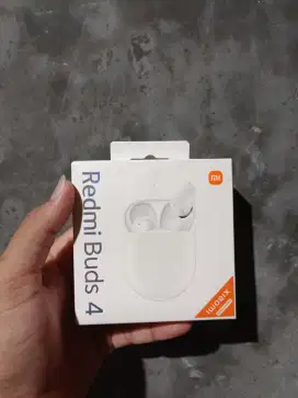 Redmi buds 4 putih kondisi baru segel garansi resmi