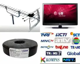 Spesialis Pasang Baru Antena Tv Siaran Digital