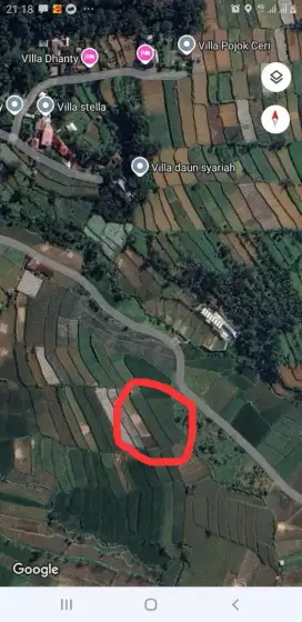 Dijual tanah sawah